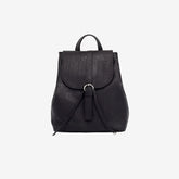 Black Cork Backpack with Red Lining